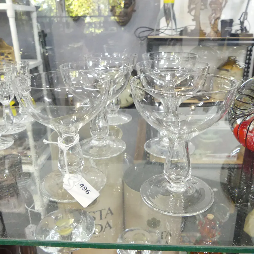 SET OF 6 HOLLOW STEM GLASSES H.110mm Image 1++
