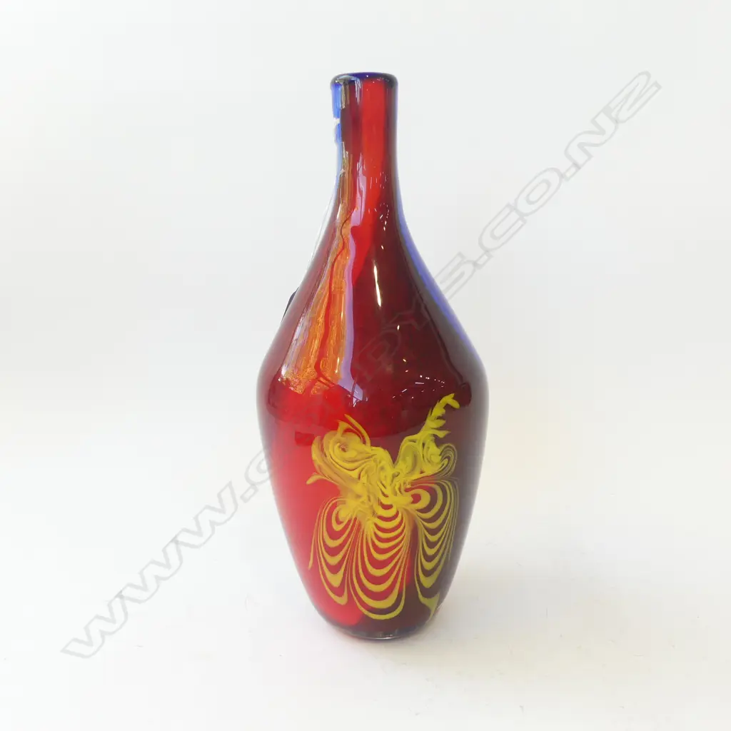 MURANO MILLLEFIORI ART GLASS VASE H.340mm Image 1++
