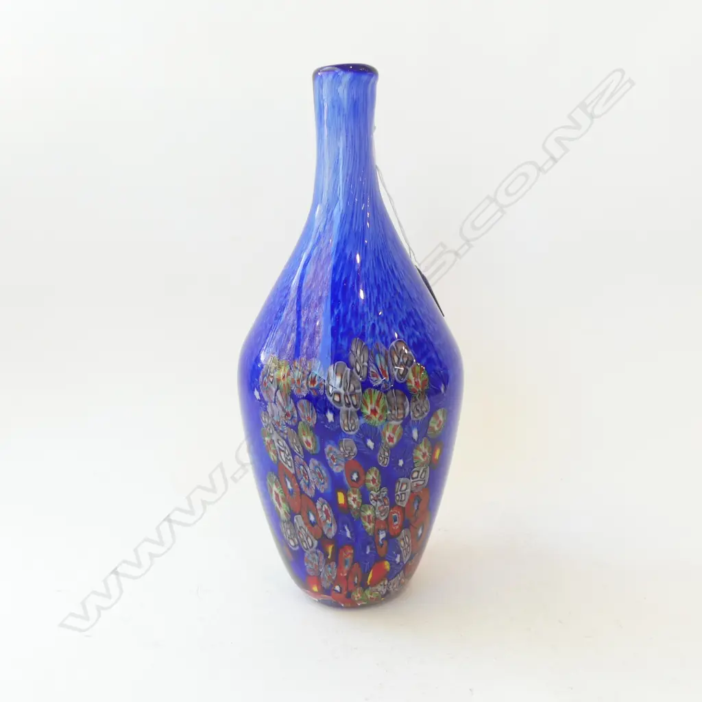 MURANO MILLLEFIORI ART GLASS VASE H.340mm Image 1++
