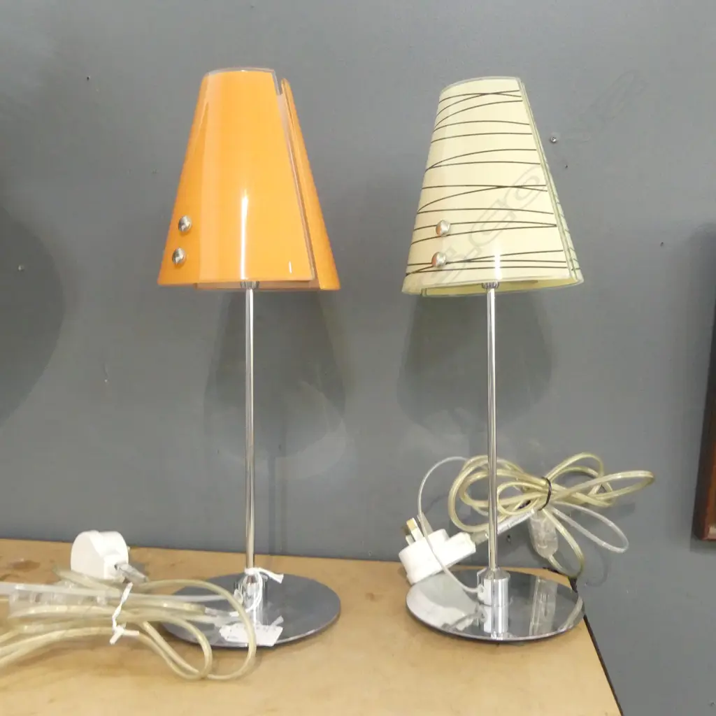 2 MODERN ITALIAN TABLE LAMPS H.350mm Image 1++