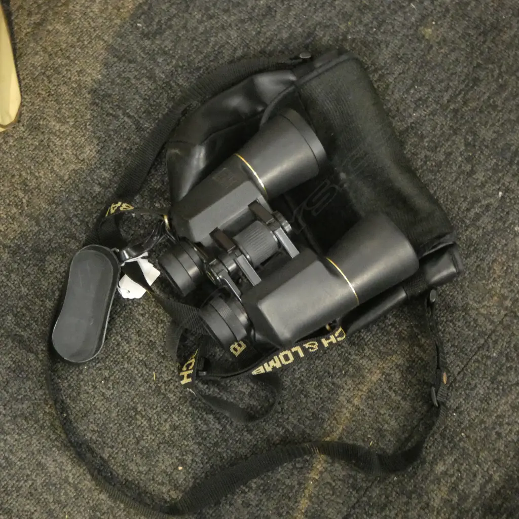 PR OF BAUSCH & LOMB BINOCULARS & CASE  Image 1++