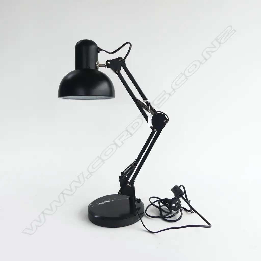 BLACK DESK TABLE LAMP , NOT WORKING, H.600MM Image 1++
