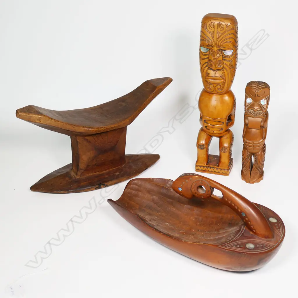 MAORI CONTEMPORARY CARVED BAILER Image 1++