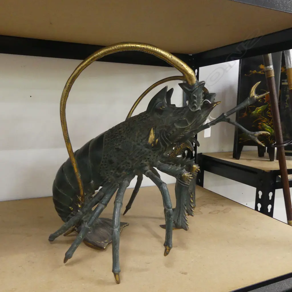 BRONZE LOBSTER H.325mm Image 1++