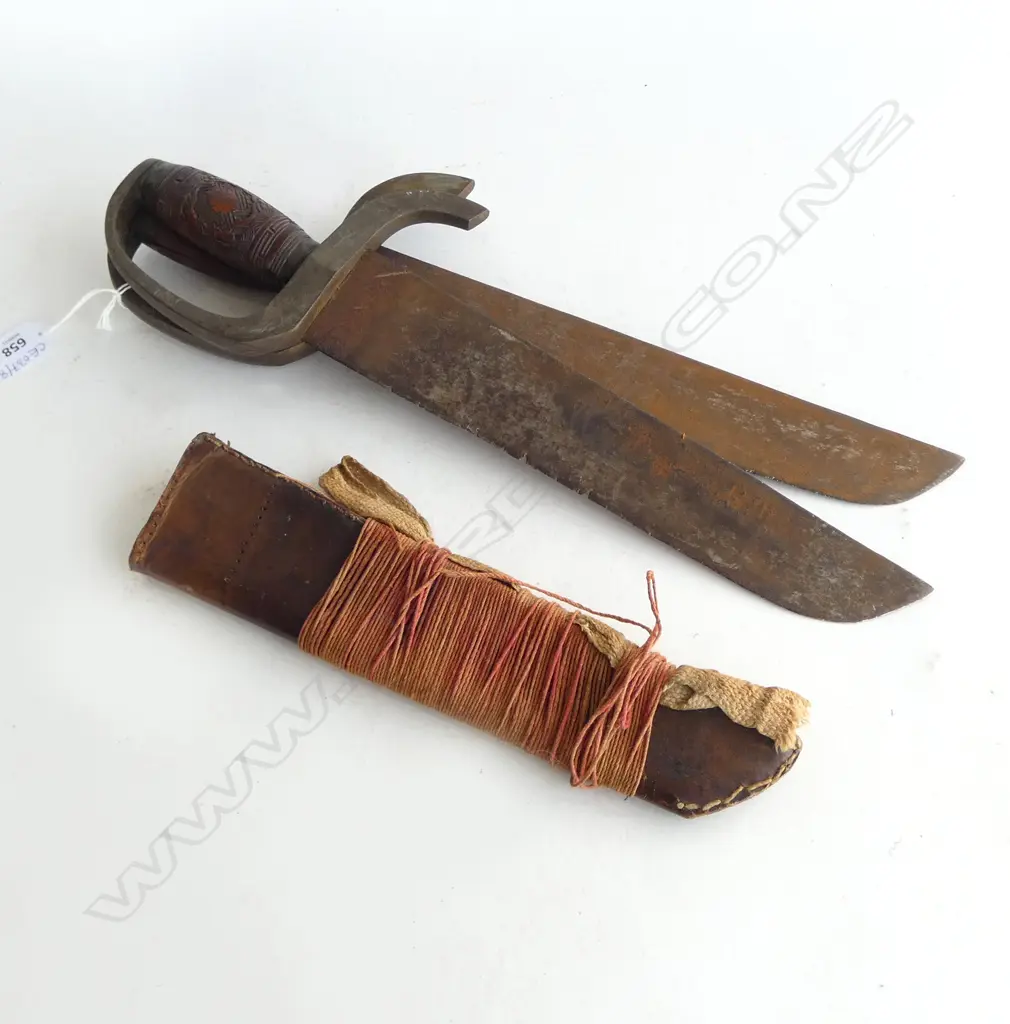 PR 19thC CHINESE BUTTERFLY SWORDS L.435mm Image 1++