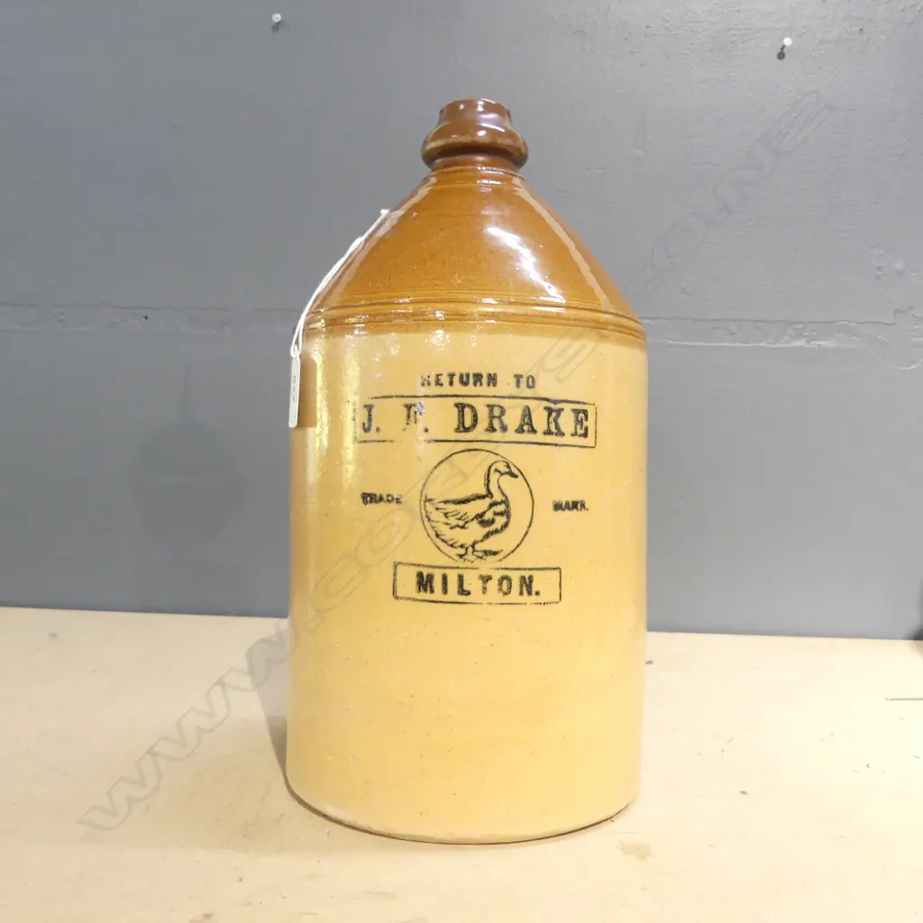 CROCK - J F DRAKE MILTON (repaired top) H.340mm Image 1++