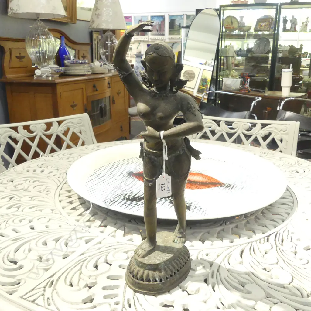 INDONESIAN METAL DANCING WOMAN H.410mm Image 1++