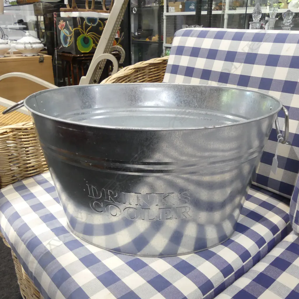 METAL 'DRINKS COOLER' ICE BUCKET W.515mm Image 1++