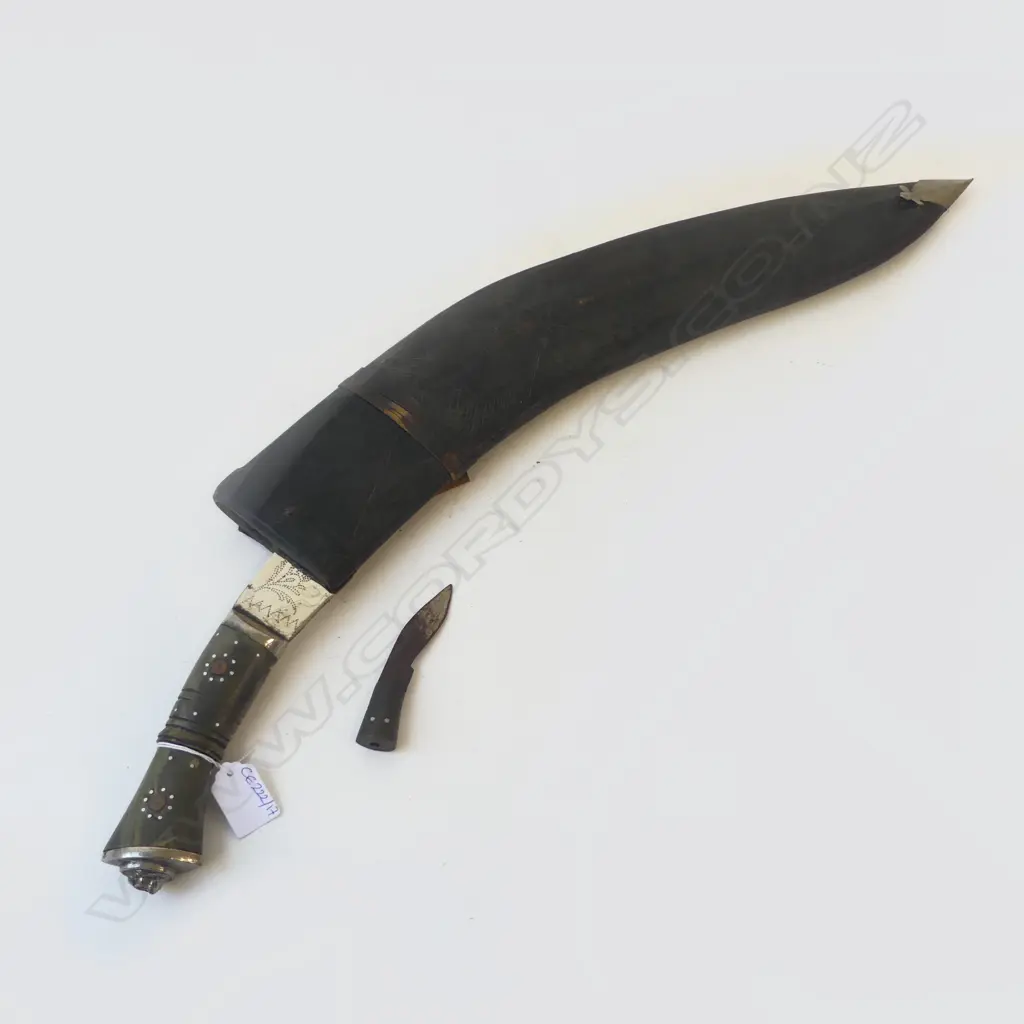 GURKHA KNIFE IN LEATHER SCABBARD L.670mm Image 1++