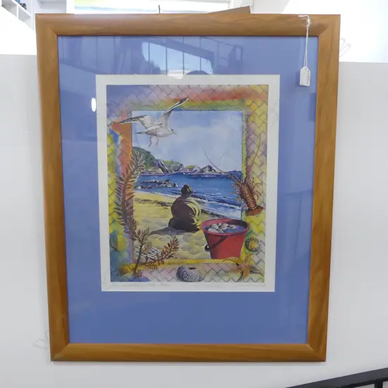 NUMBERED PRINT WINTERLESS NORTH BY JAYNE HYDE H450 L350MM