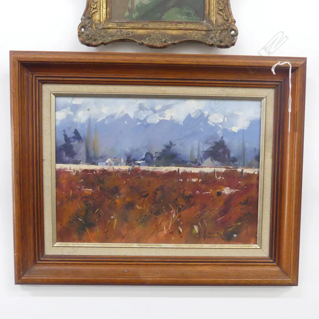 FRAMED OIL SI READY FOR HARVEST BY JOHN BADCOCK H250 L350MM Image 1++