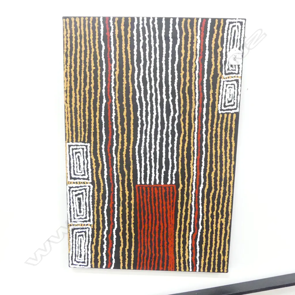 ABORIGINAL OIL ON CANVAS MOTHER COUNTRY BY JULIE NANGALA H610 W400MM Image 1++