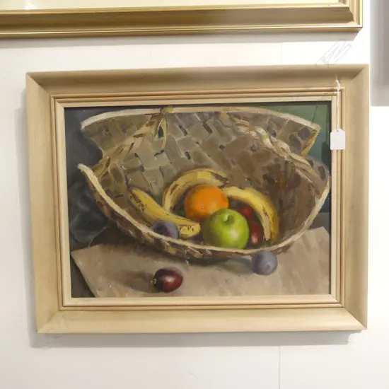 ARTIST UNKNOWN, STILL LIFE, OIL ON BOARD, 340x470mm