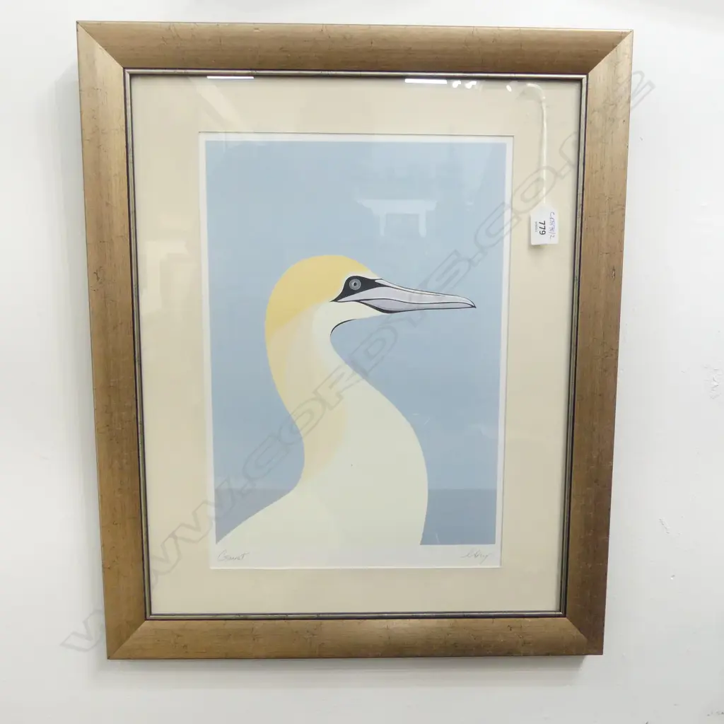 **RTV**  CATHY HANSBY, GANNET PRINT 410x280mm Image 1++