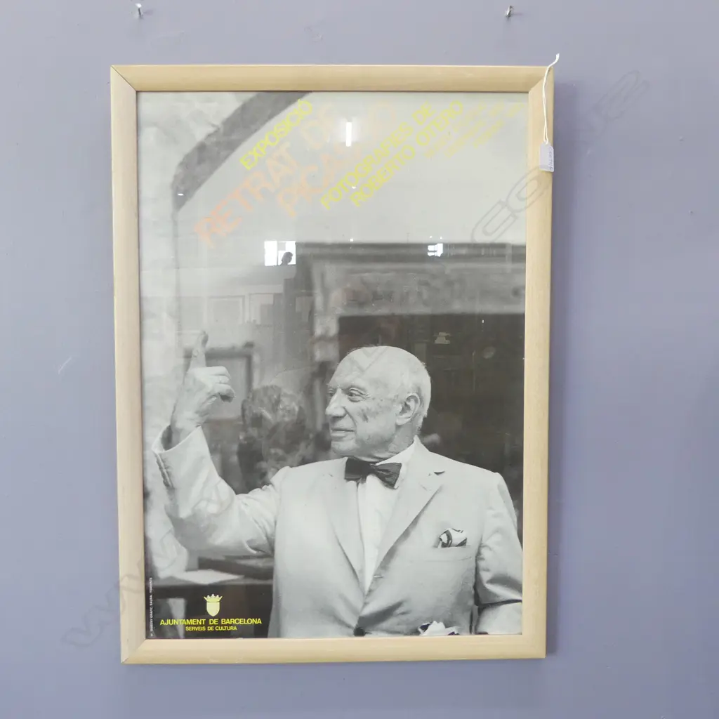 'RETRAT DE PICASSO' FRAMED PRINT 680x475mm Image 1++
