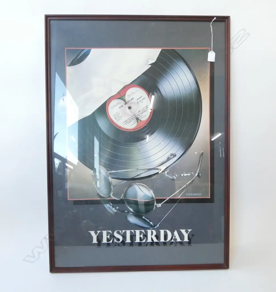 BEATLES FRAMED PRINT 850x595mm Image 1++
