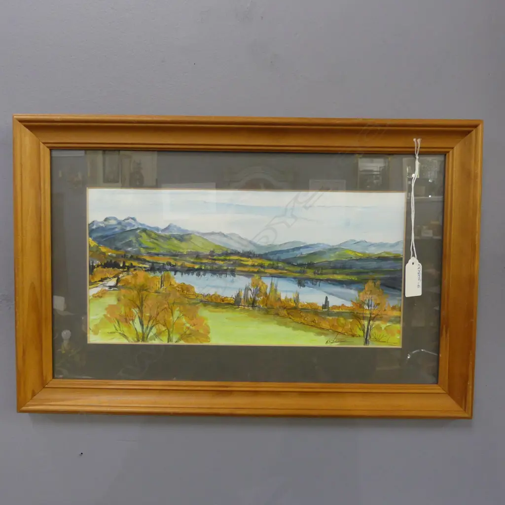 P.M. JOHNSON, LAKE HAYES QUEENSTOWN, W/C, 150x300mm Image 1++
