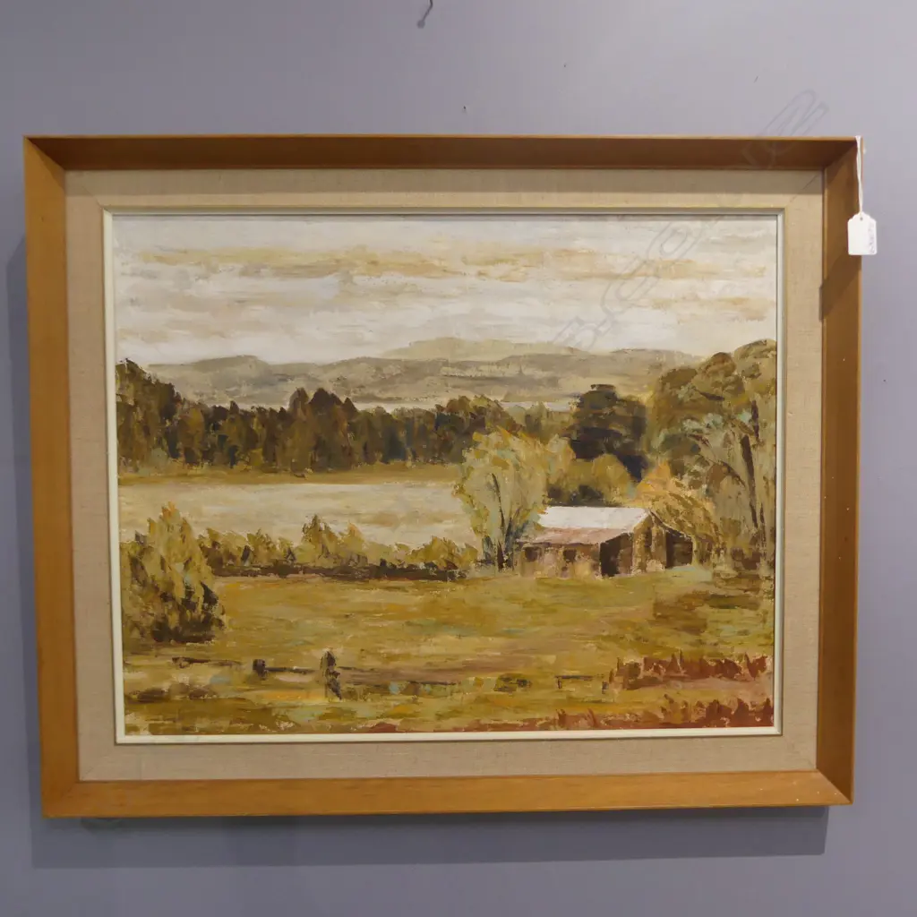 JUNE SHIEFF 'LEIGHS ROAD SILVERDALE' OIL ON BOARD 470x595mm Image 1++
