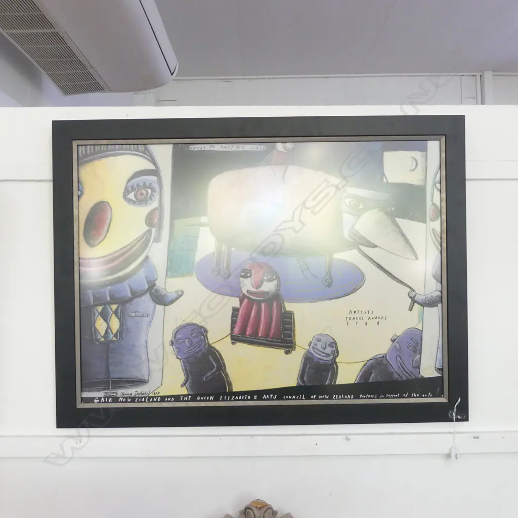 JENNY DOLEZEL POSTER 'ARTISTS TRAVEL AWARDS 1988' 590x830mm Image 1++