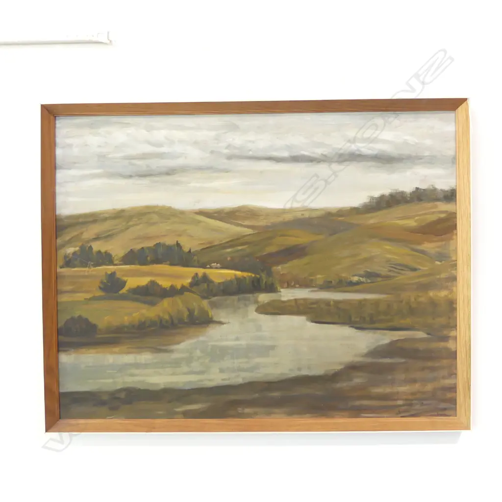 JUNE SHIEFF, LANDSCAPE, OIL ON BOARD 560x735mm Image 1++