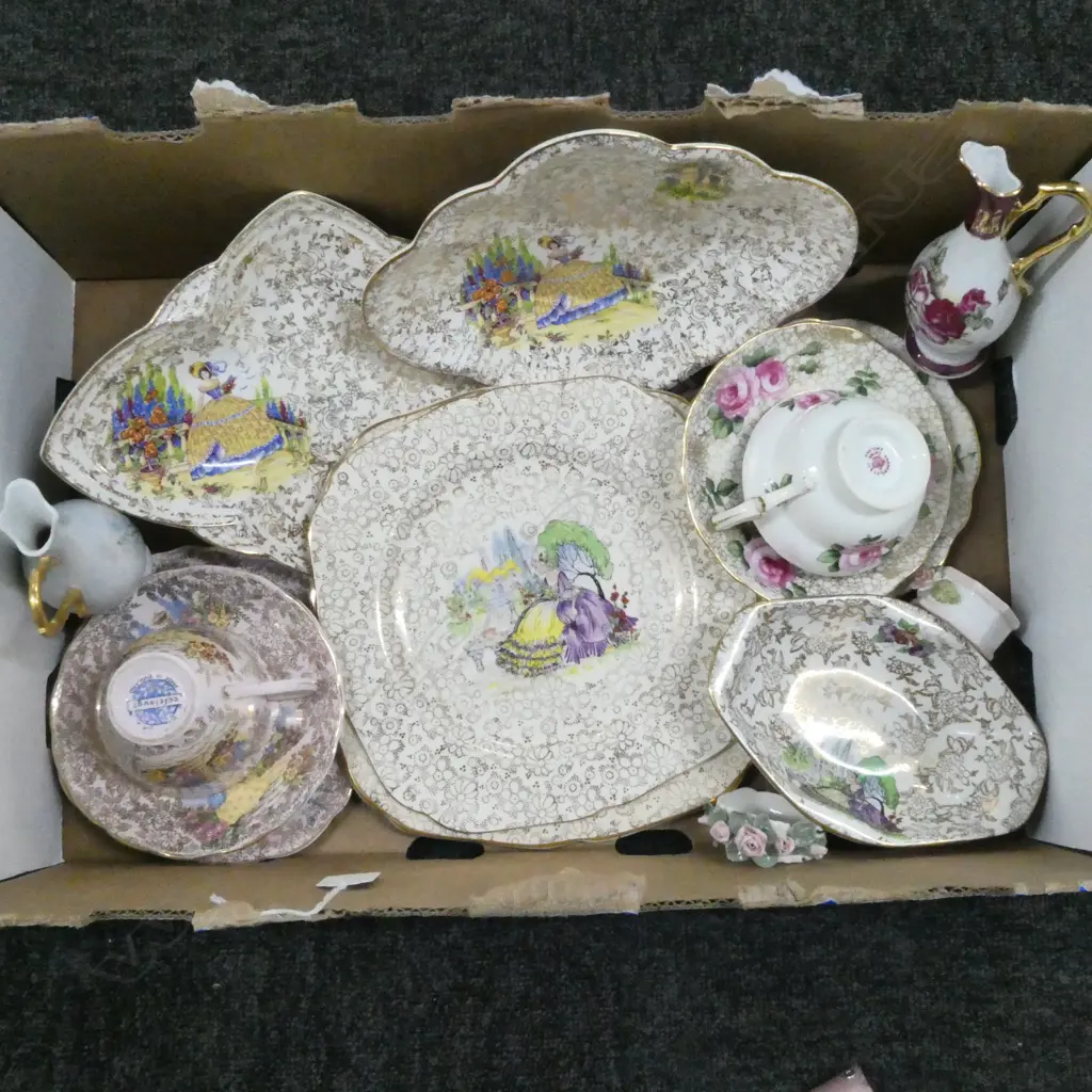 COLLECTION OF 10PCS CHINA & FLORAL CHINA Image 1++
