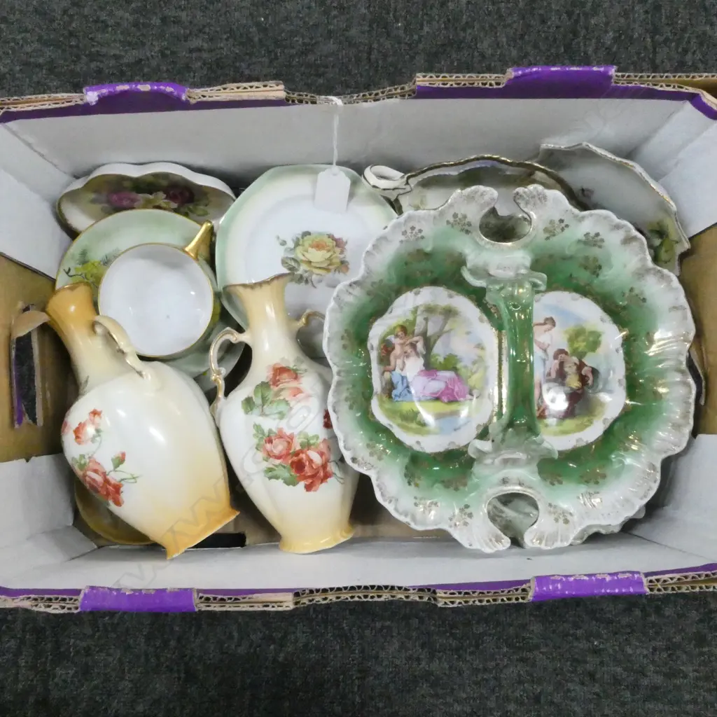 COLLECTION CONT CHINA OURDERVES PLATES VASES H180MM DISHES ETC Image 1++