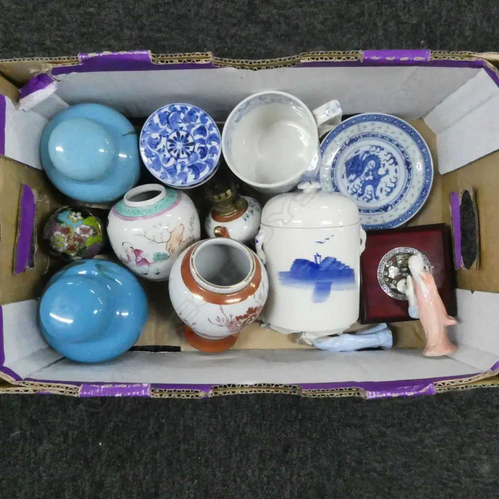 COLLECTION OF 15 ORIENTAL COLLECTABLES B/W CHINA ETC Image 1++