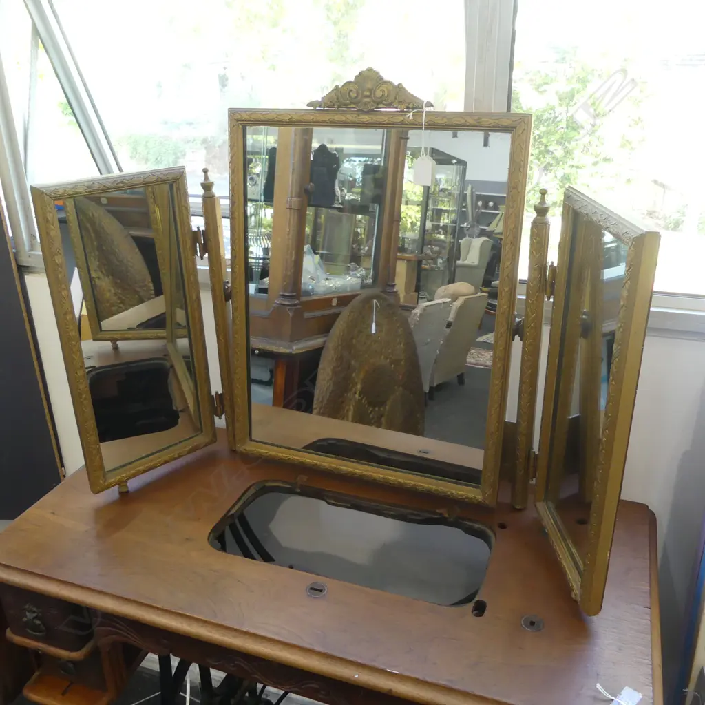   TRIPTYCH MIRROR 590x780mm Image 1++