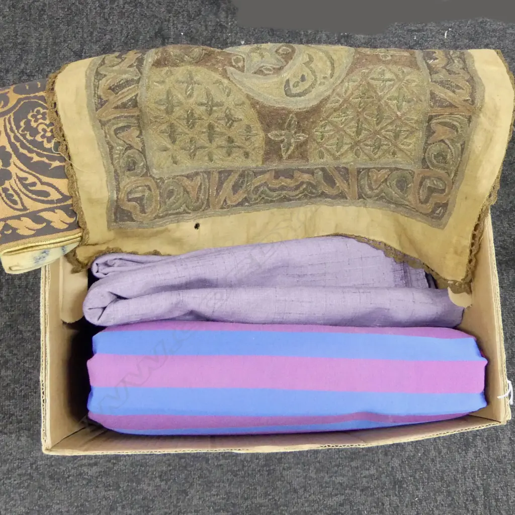 2 LG QUANTITIES OF FABRIC WITH ASST. TEXTILES Image 1++