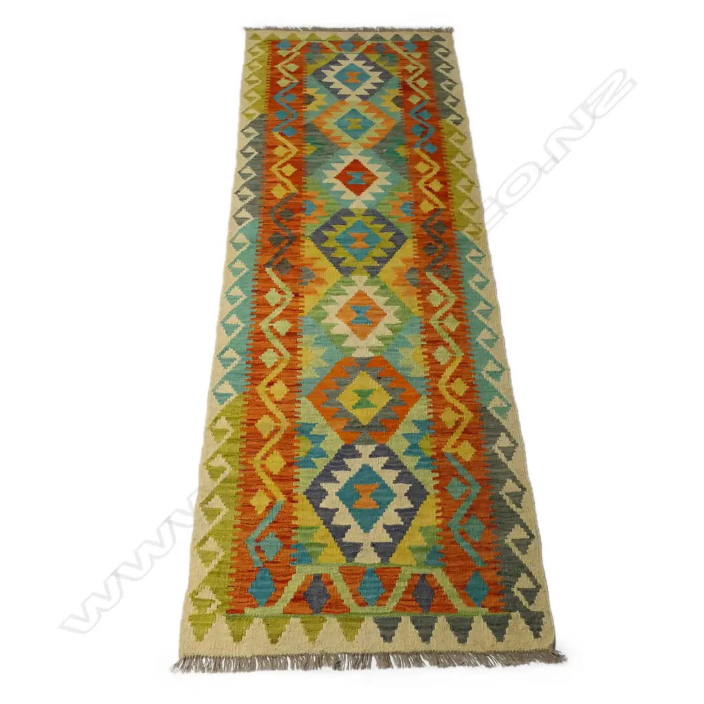 HAND WOVEN KILIM RUNNER, 2500 X 800mm Image 1++