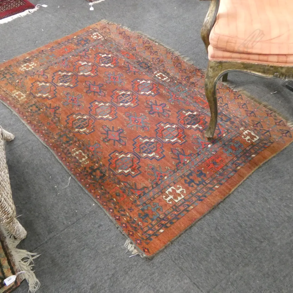 ANTIQUE BALUCHI HAND KNOTTED ALL WOOL RUG Image 1++
