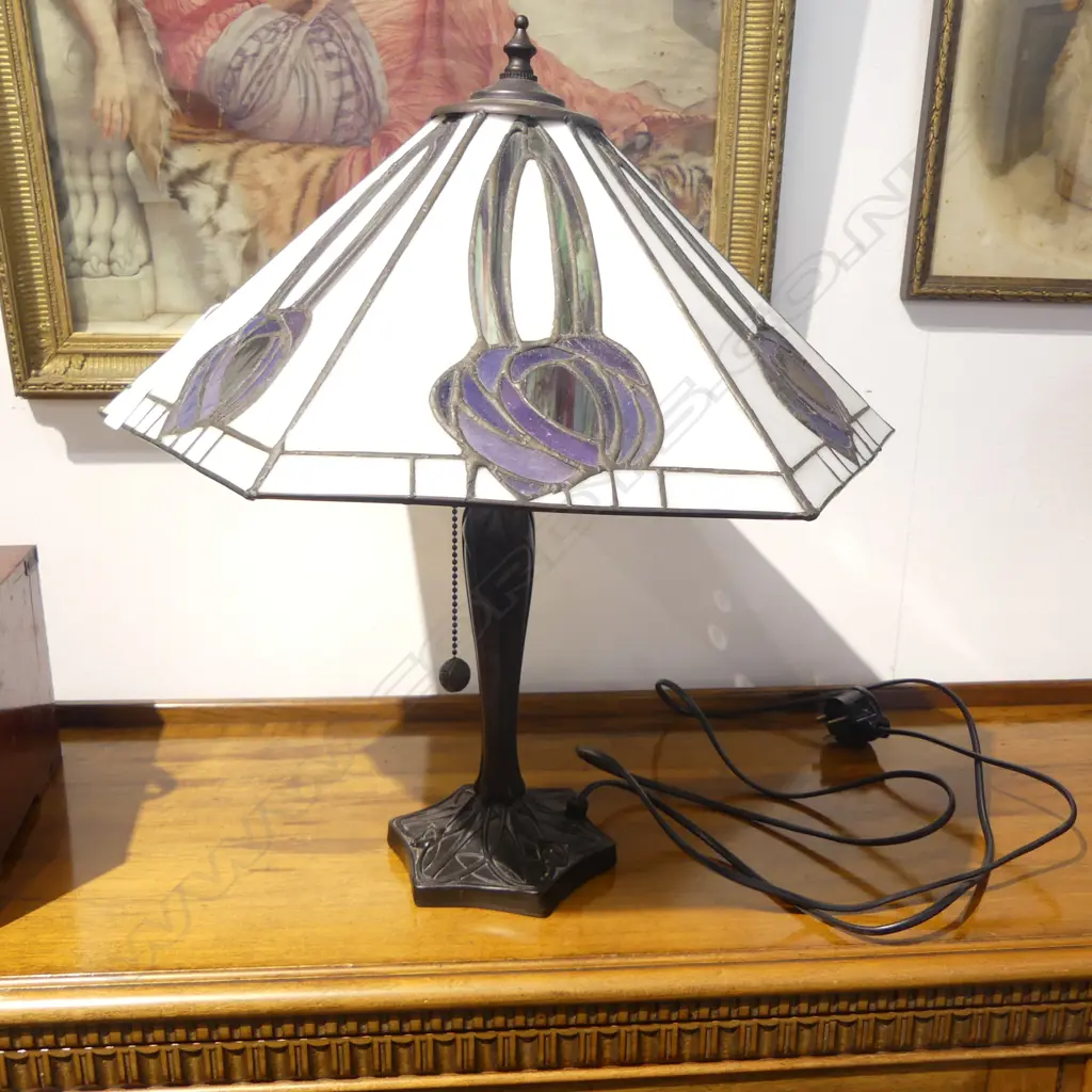 TIFFANY STYLE DESK LAMP H.530mm Image 1++