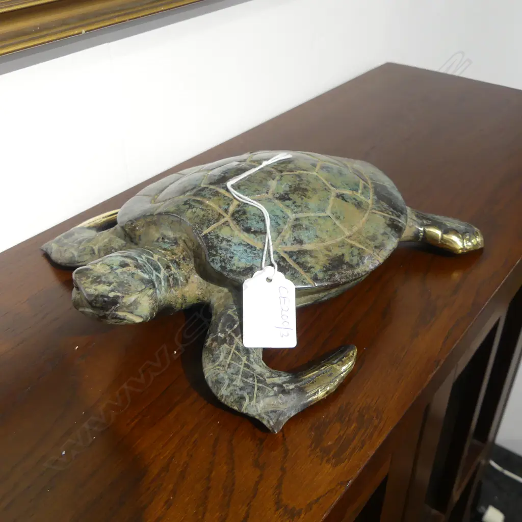 BRONZE TURTLE L.250mm Image 1++