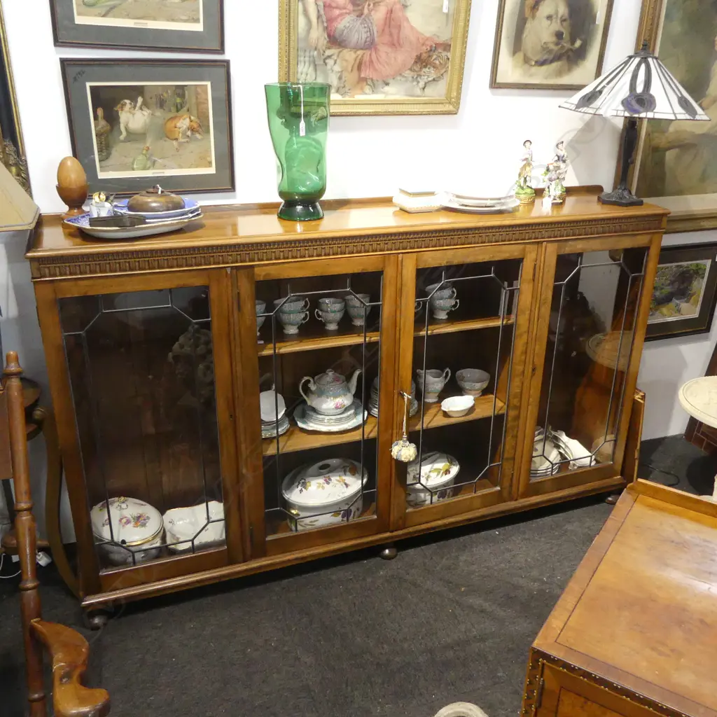 4 DOOR DECO CHINA CABINET 1850x350x1070mm Image 1++