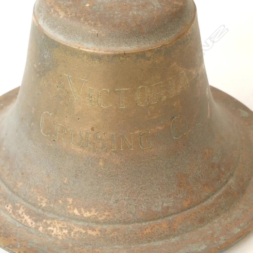    VICTORIA CRUISE CLUB BRASS BELL Dia.180mm Image 1++