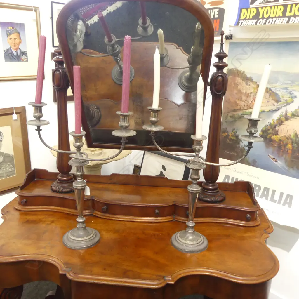 PR SILVER PLATE CANDELABRA H.500mm Image 1++