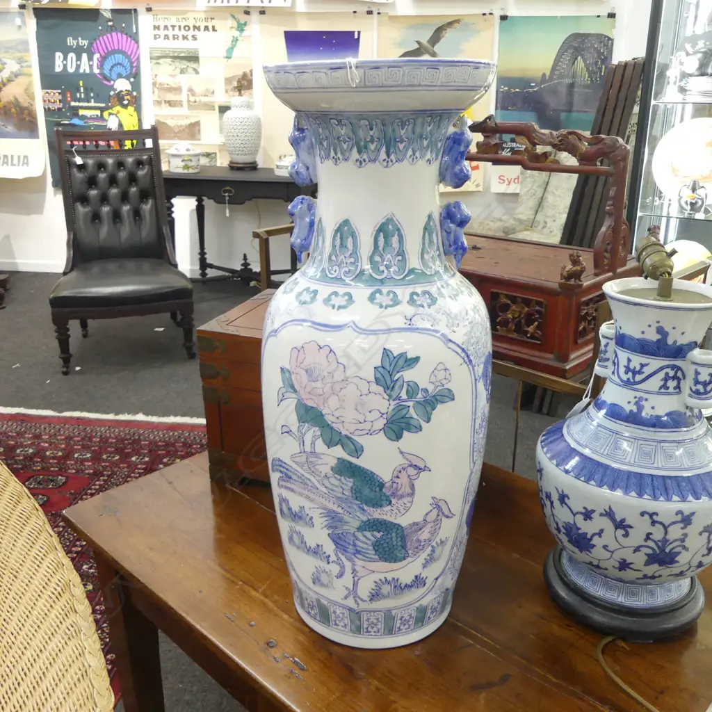 ORIENTAL FLOOR VASE H.610mm Image 1++