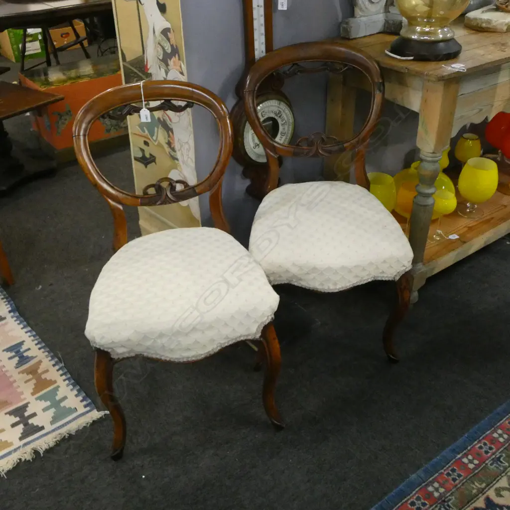 PR VICTORIAN BALLOON BACK CHAIRS Image 1++