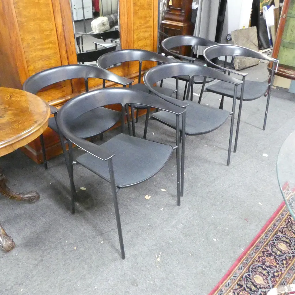 6 PAUSTIAN 'ASAP' DINING CHAIRS EX CULT DESIGN PARNELL $1400 EACH RETAIL Image 1++