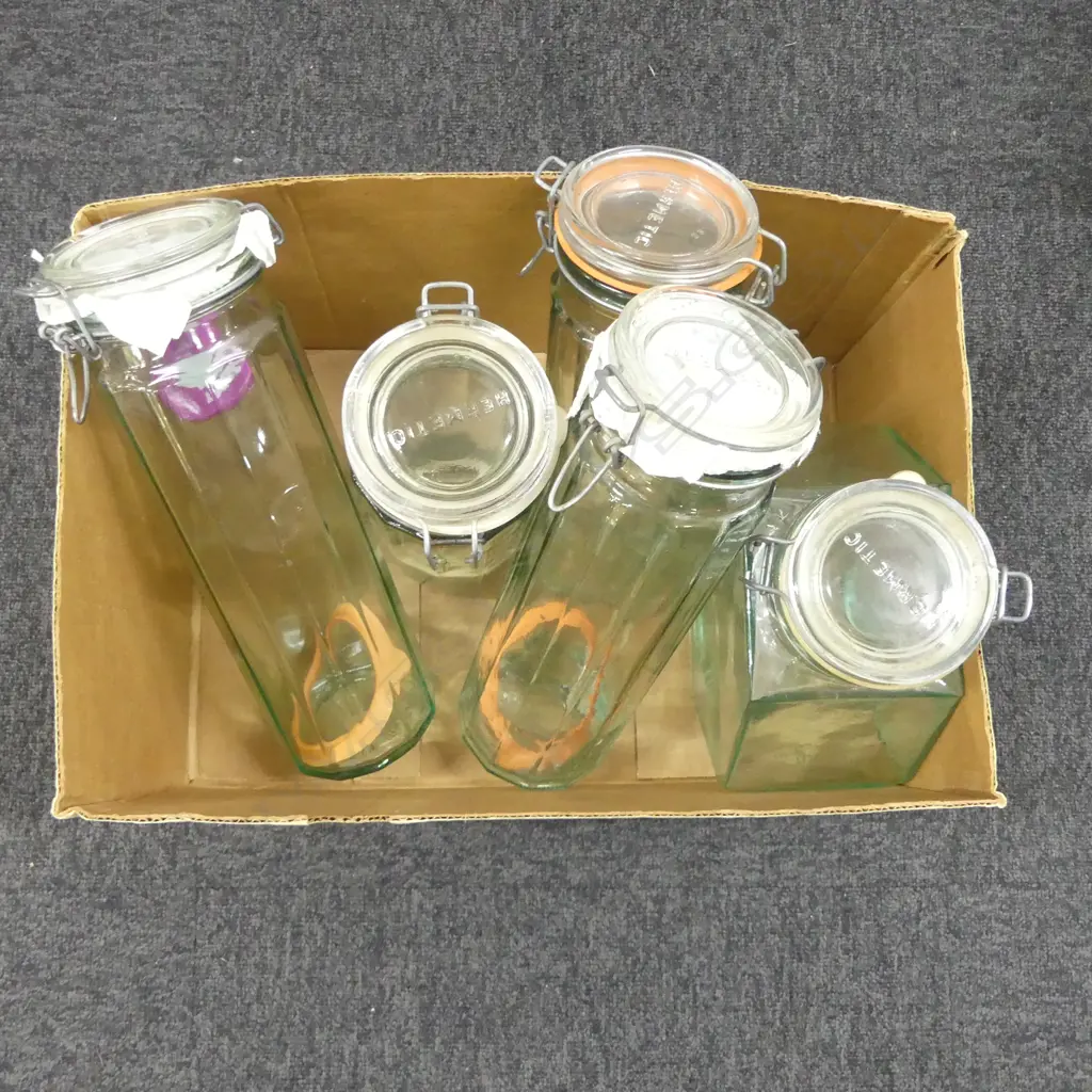 6 ASST. STORAGE JARS Image 1++