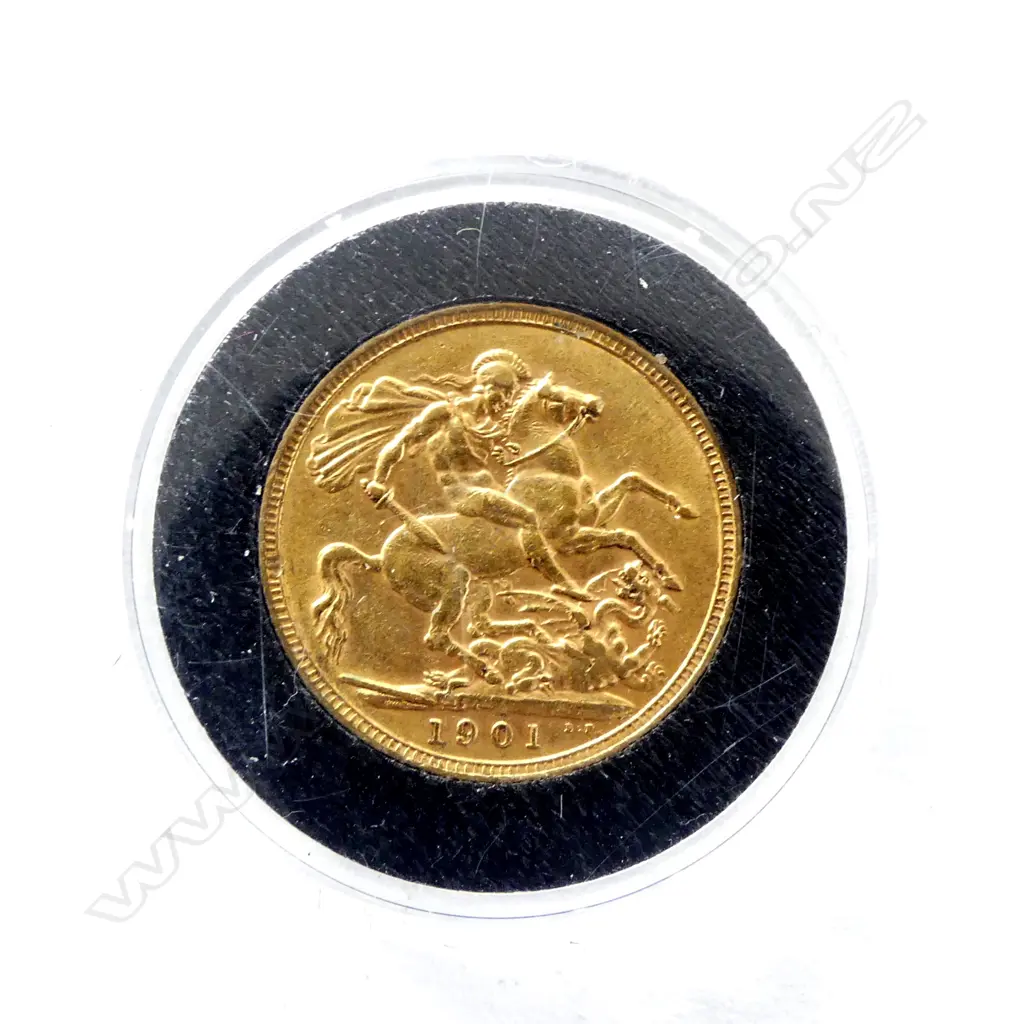 22ct 1901 QUEEN VICTORIA SOVEREIGN, 7.98gm Image 1++