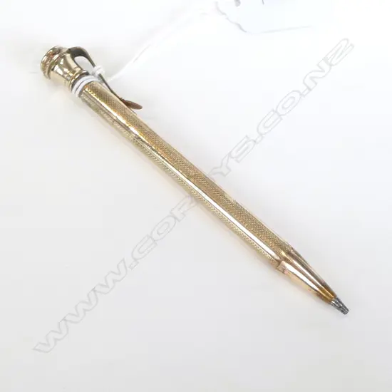 14ct ROLLED GOLD PROPELLING  PENCIL.  L.115mm