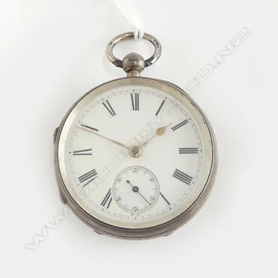 JAMES REID & Co. VICTORIAN SILVER open face fusee POCKET WATCH apparently not running
