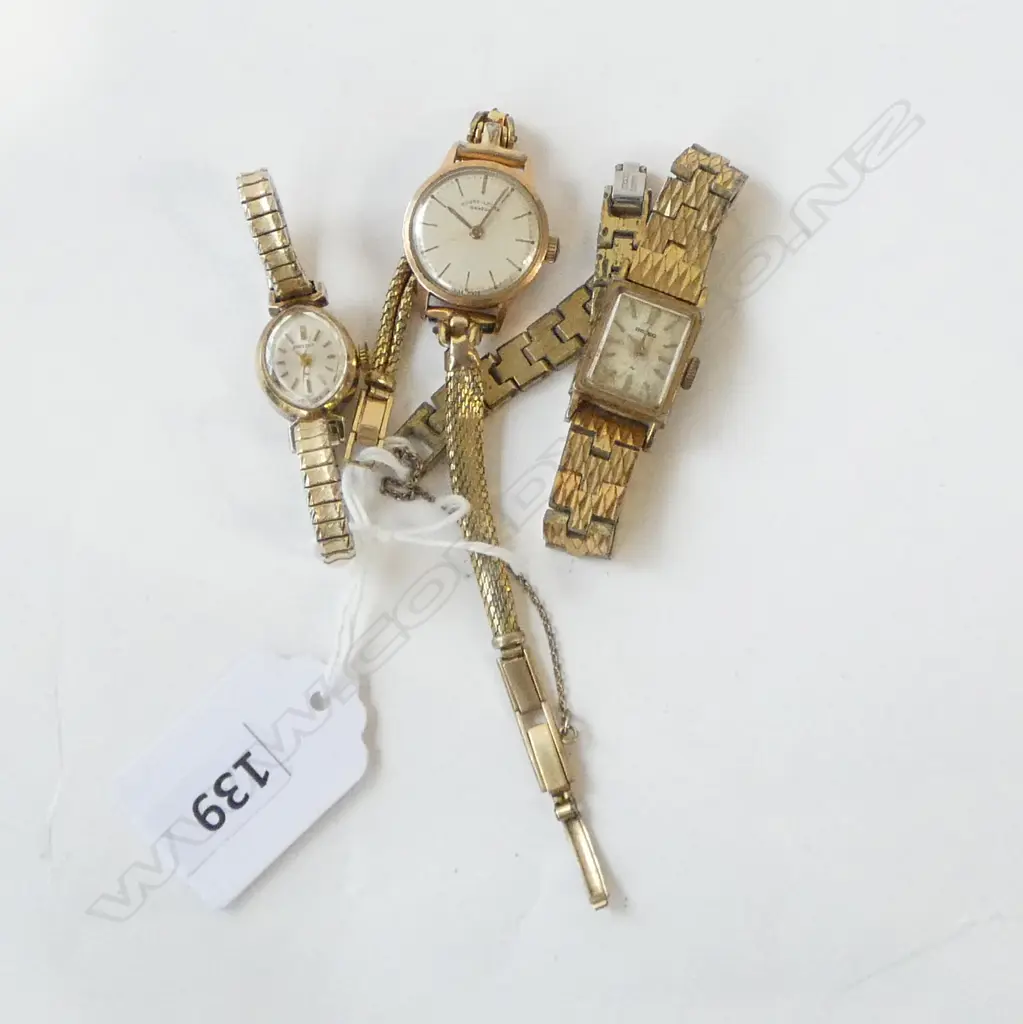 2 VINTAGE SEIKO LADIES WRISTWATCHES & 1 FAVRE-LEUBA SWISS LADIES WRISTWATCH Image 1++