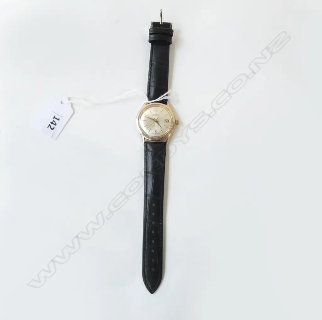 **RTV** VINTAGE ROAMER WRISTWATCH, GOLD PLATE, c.1970s, WORKING Image 1++