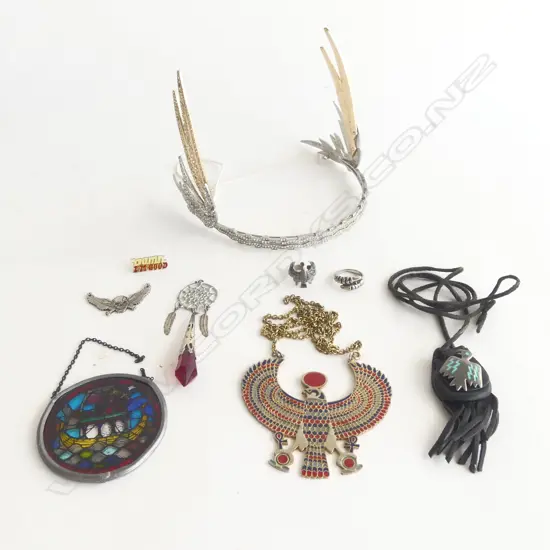 THE VALKYRIE TIARA AND ASST. COSTUME JEWELLERY