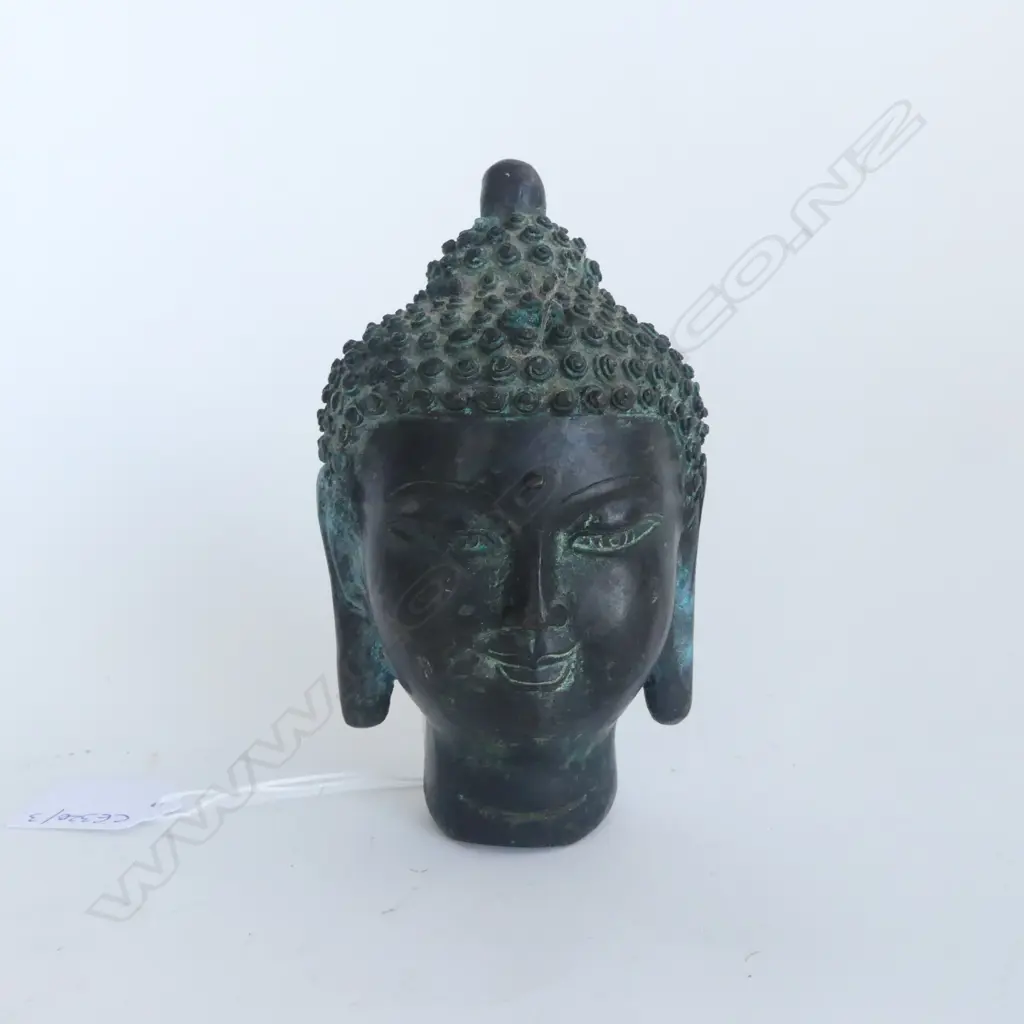 BRONZE BUDDHA HEAD H.150mm Image 1++