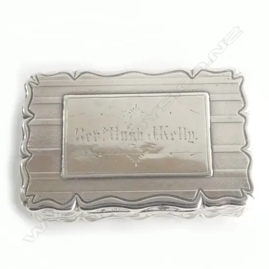 VICT S/SILVER SNUFF BOX 1847  68G
