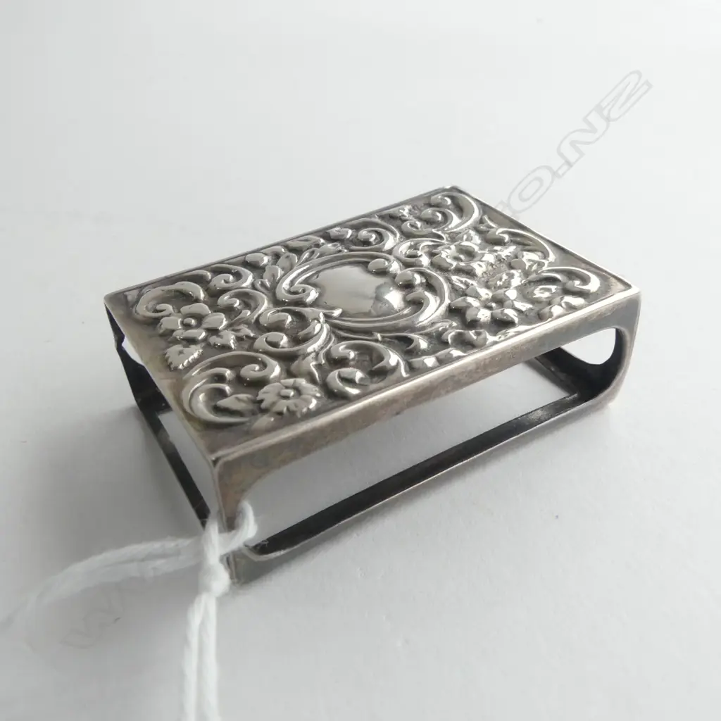 S/SILVER MATCH BOX COVER 9G Image 1++