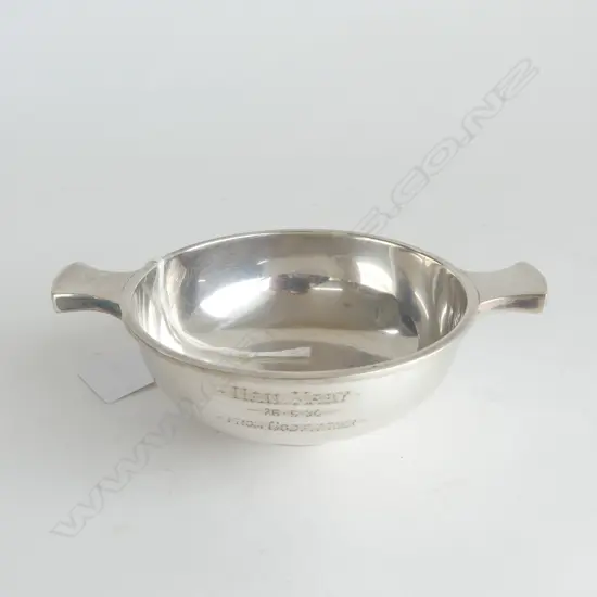 SILVER QUAICH Birmingham 1919 by Charles S Green & Co Ltd 110gms